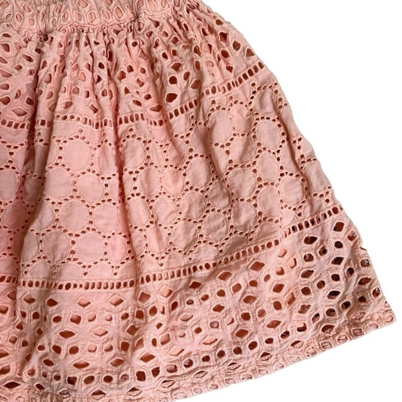 H&M Girls Bundle Eyelet Flared Skirt / Seersucker Blue White Sundress Sz 6-8 yo - Picture 4 of 16